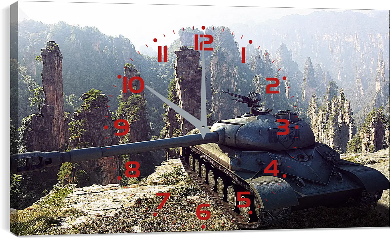 Часы картина - World Of Tanks