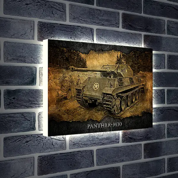 Лайтбокс световая панель - World Of Tanks