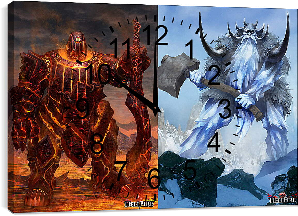 Часы картина - Hellfire
