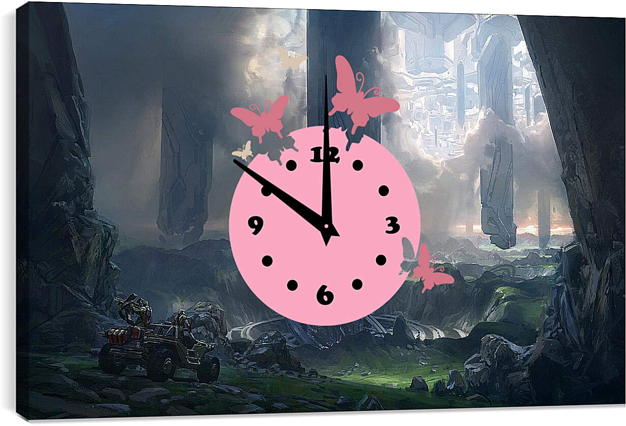 Часы картина - Halo 4