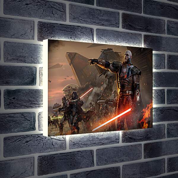 Лайтбокс световая панель - Star Wars The Old Republic