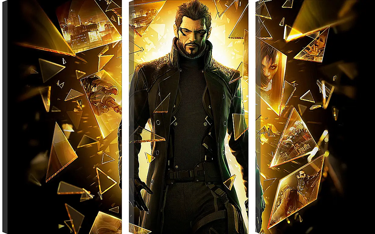 Модульная картина - Deus Ex: Human Revolution
