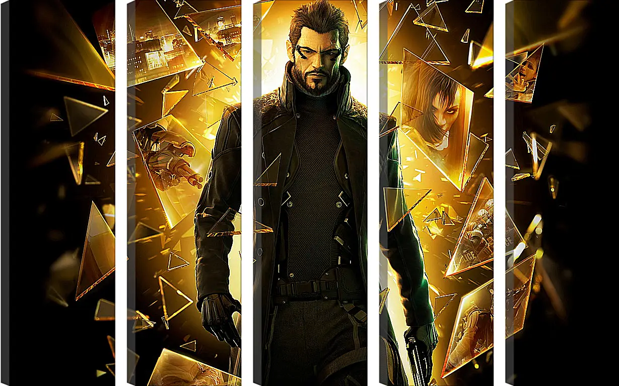 Модульная картина - Deus Ex: Human Revolution
