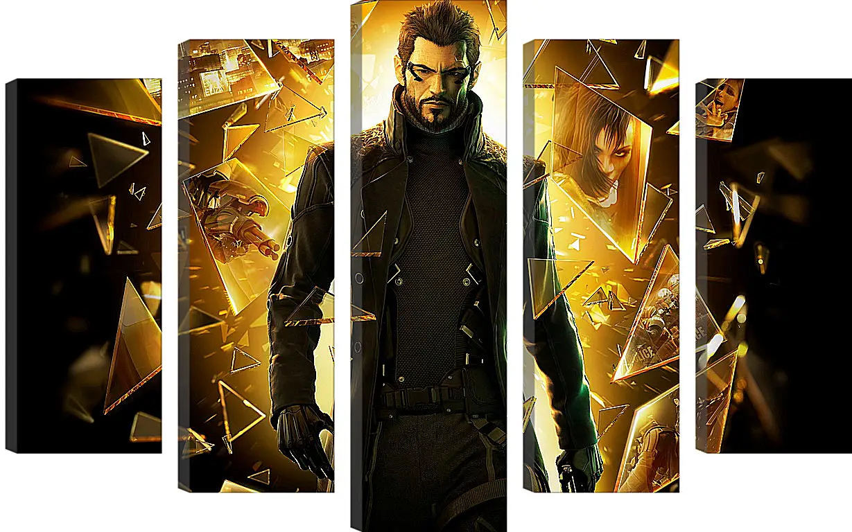 Модульная картина - Deus Ex: Human Revolution
