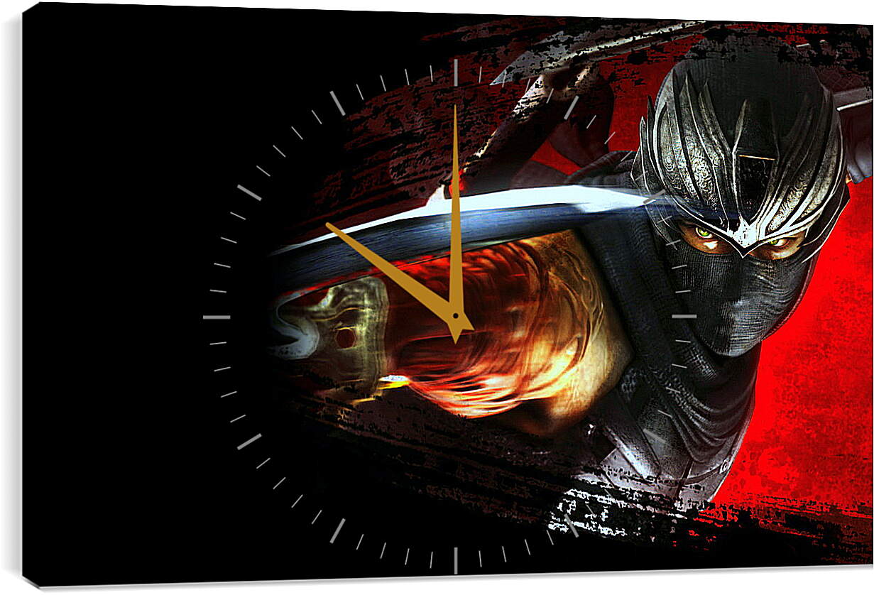 Часы картина - Ninja Gaiden
