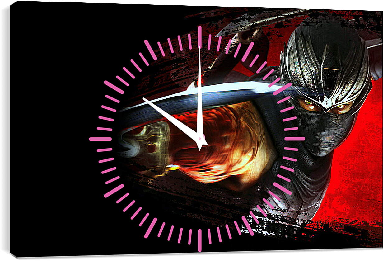 Часы картина - Ninja Gaiden
