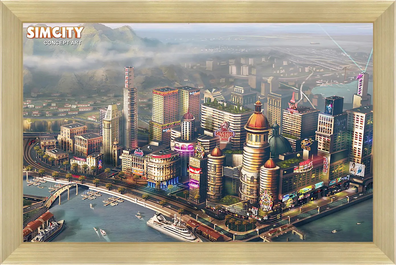 Картина в раме - Simcity
