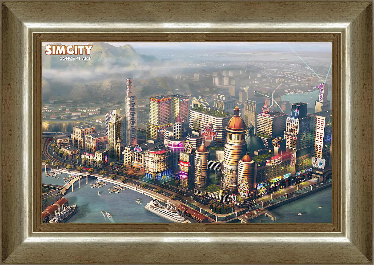 Картина в раме - Simcity
