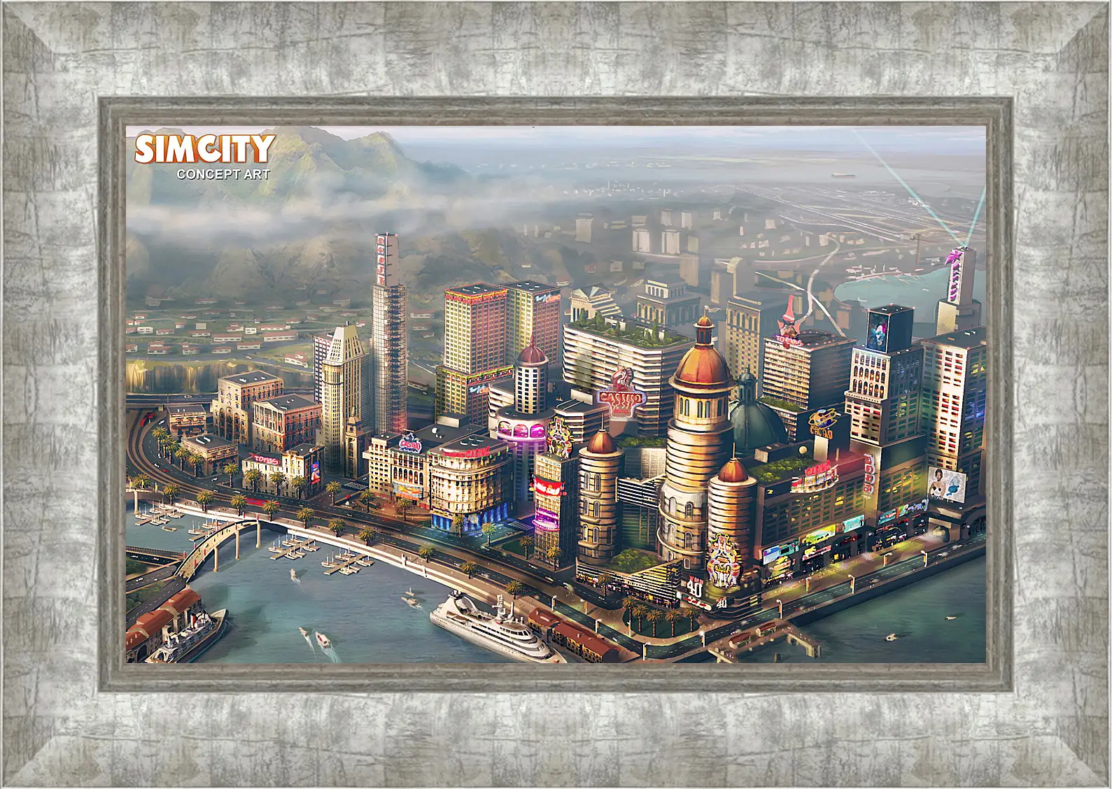 Картина в раме - Simcity
