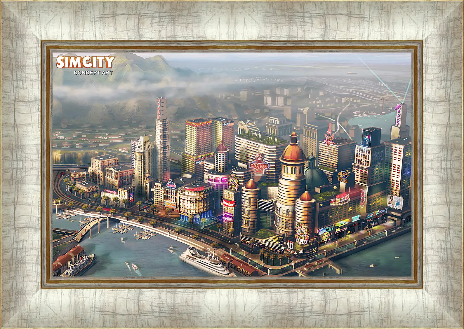 Картина в раме - Simcity
