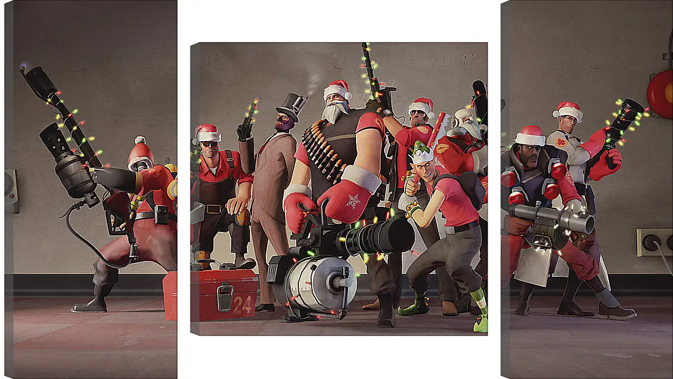 Модульная картина - Team Fortress 2
