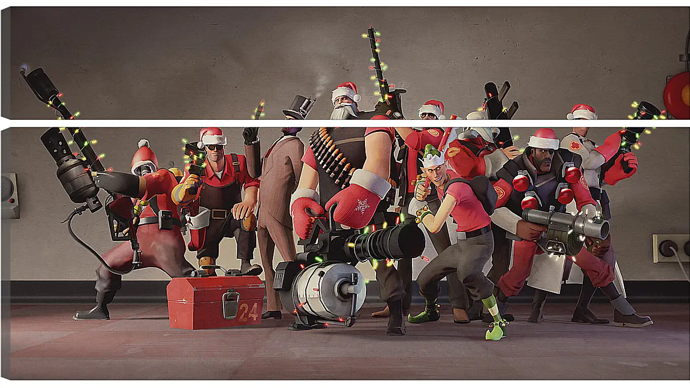 Модульная картина - Team Fortress 2
