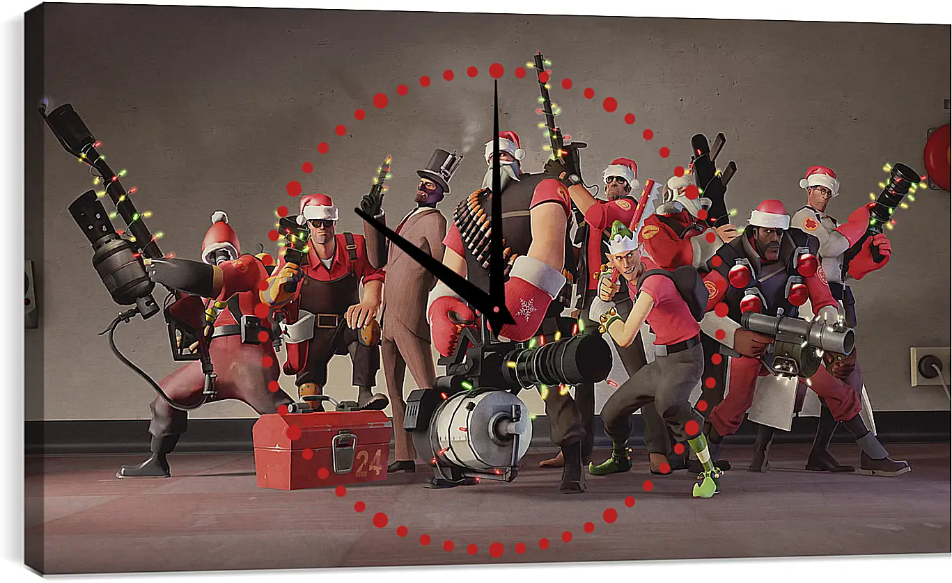 Часы картина - Team Fortress 2
