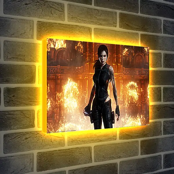 Лайтбокс световая панель - Tomb Raider