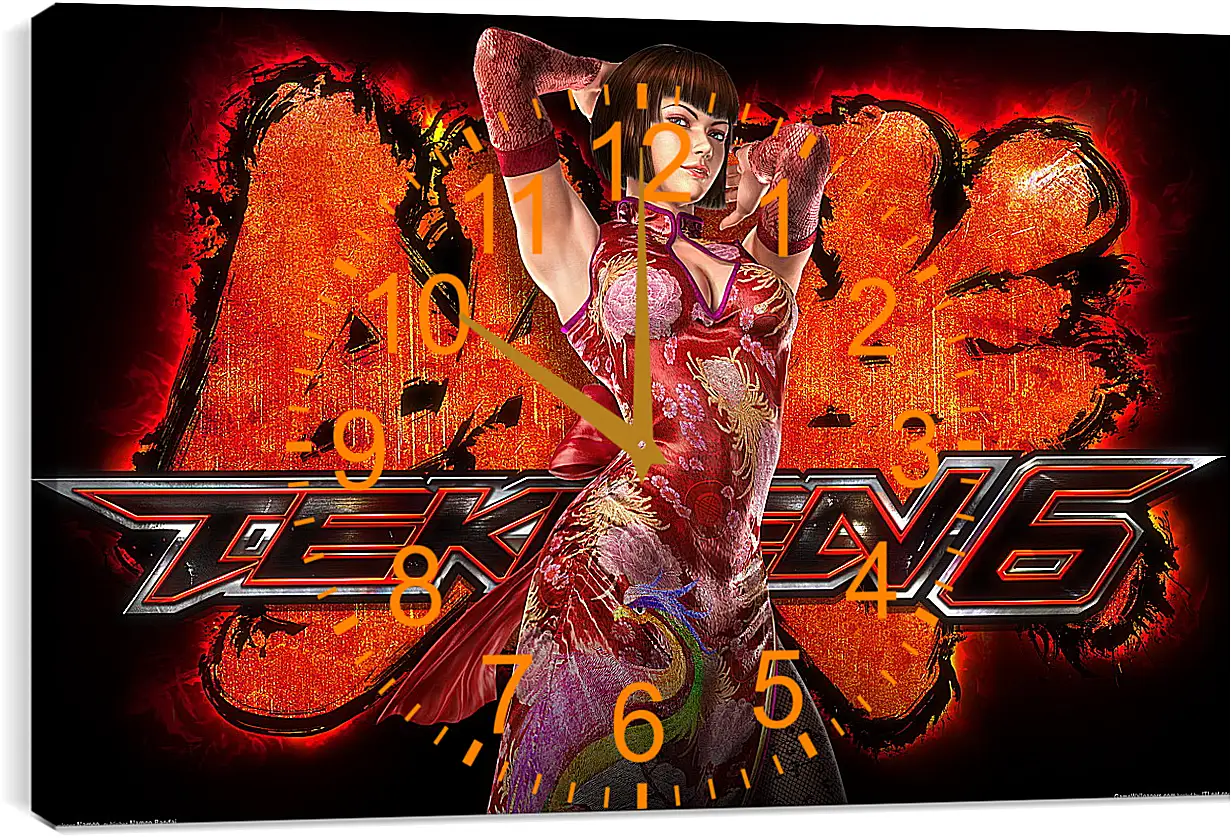 Часы картина - Tekken 6
