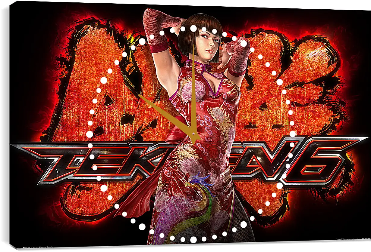 Часы картина - Tekken 6
