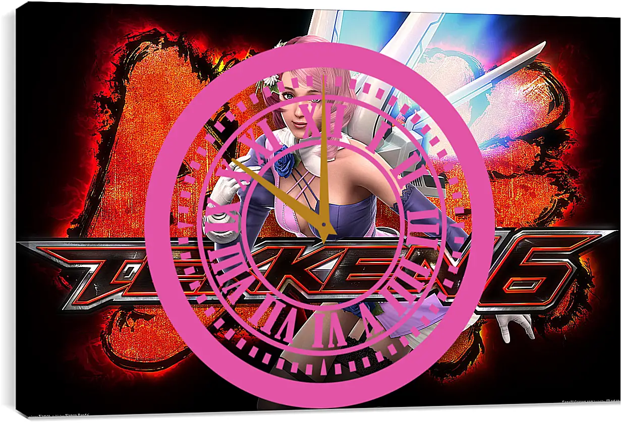 Часы картина - Tekken 6
