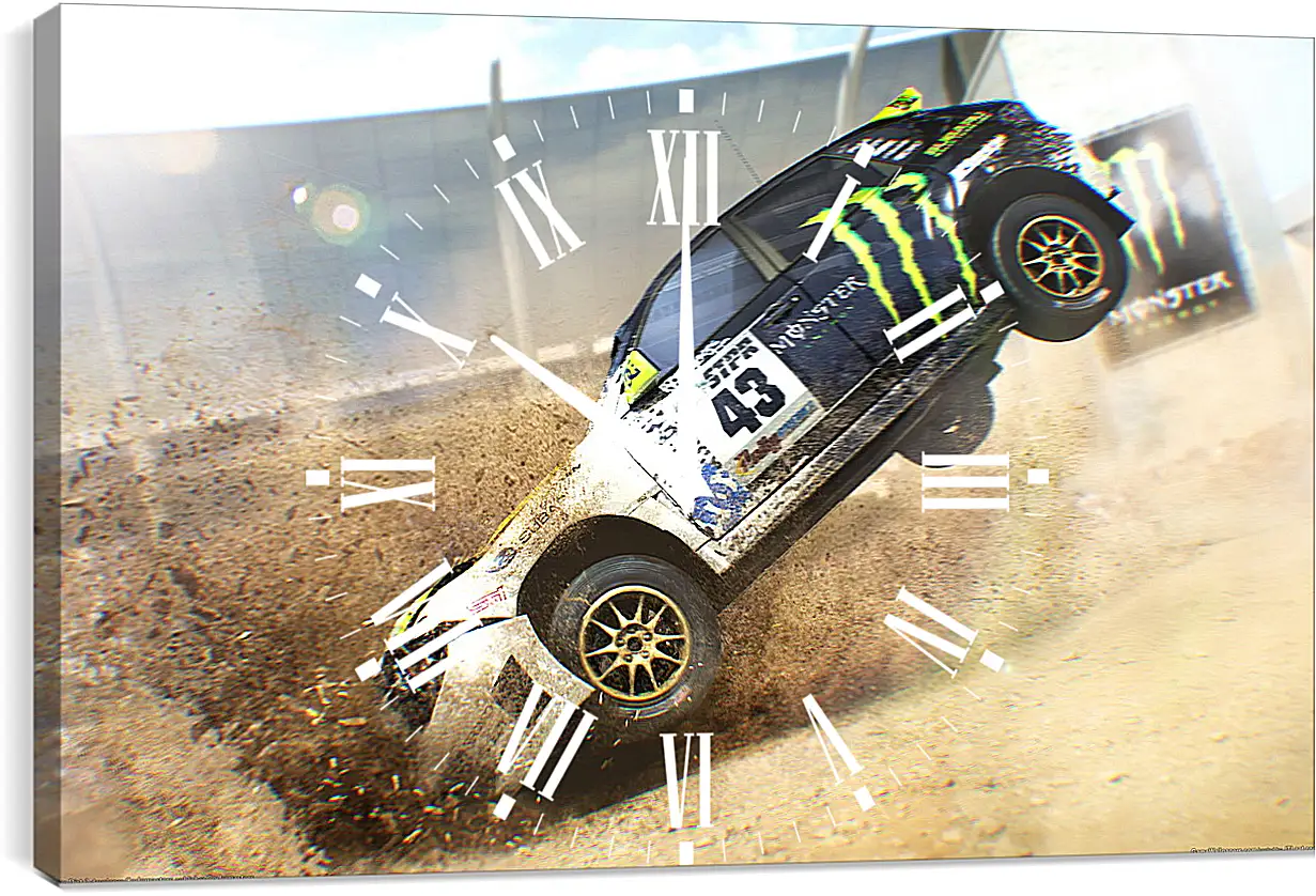 Часы картина - Colin Mcrae: Dirt 2
