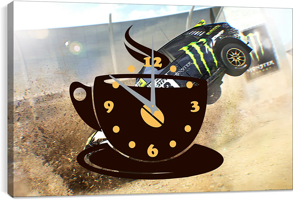 Часы картина - Colin Mcrae: Dirt 2
