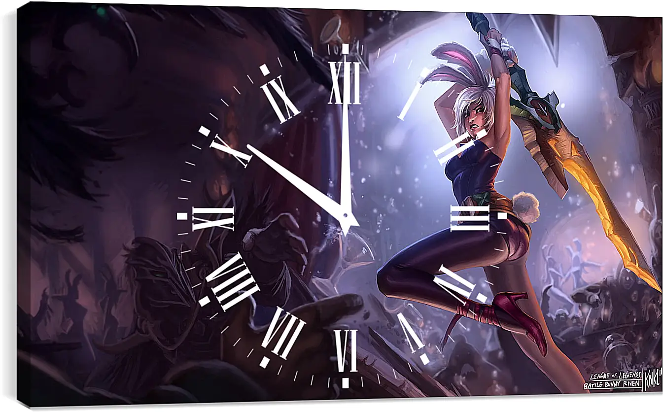 Часы картина - League Of Legends
