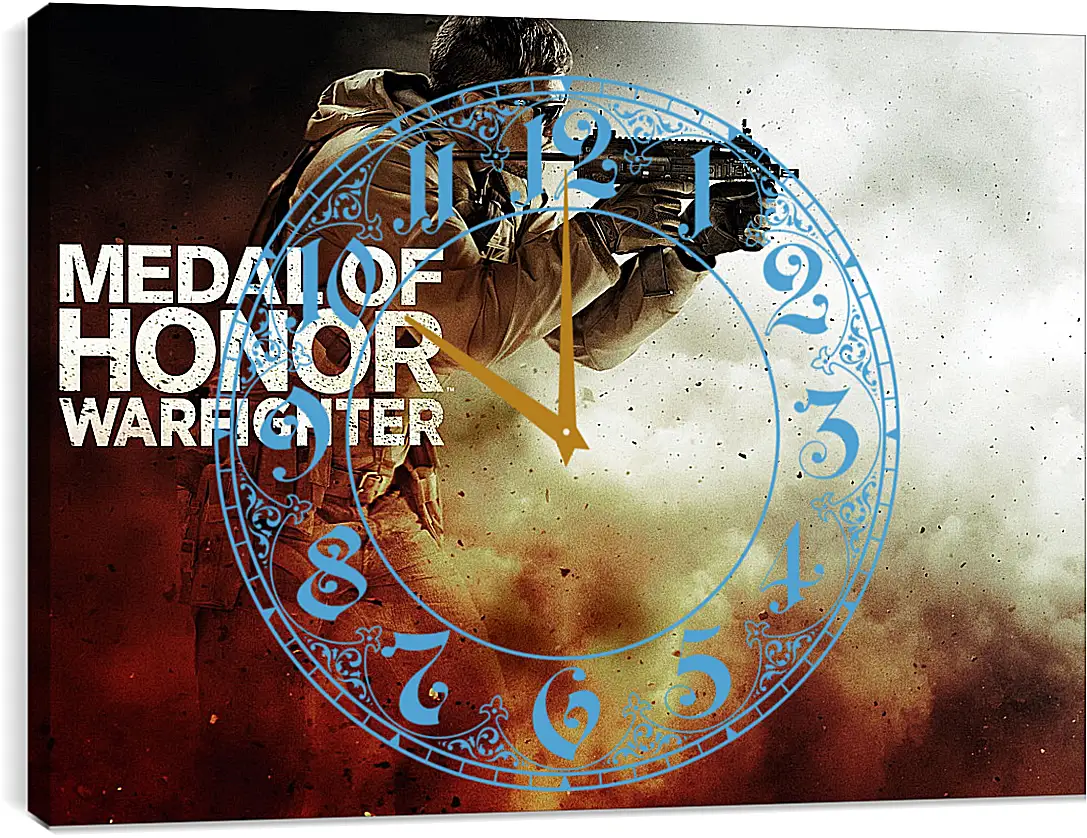 Часы картина - Medal Of Honor: Warfighter
