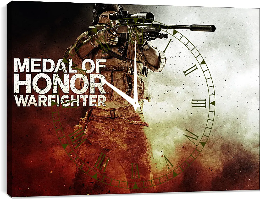 Часы картина - Medal Of Honor: Warfighter
