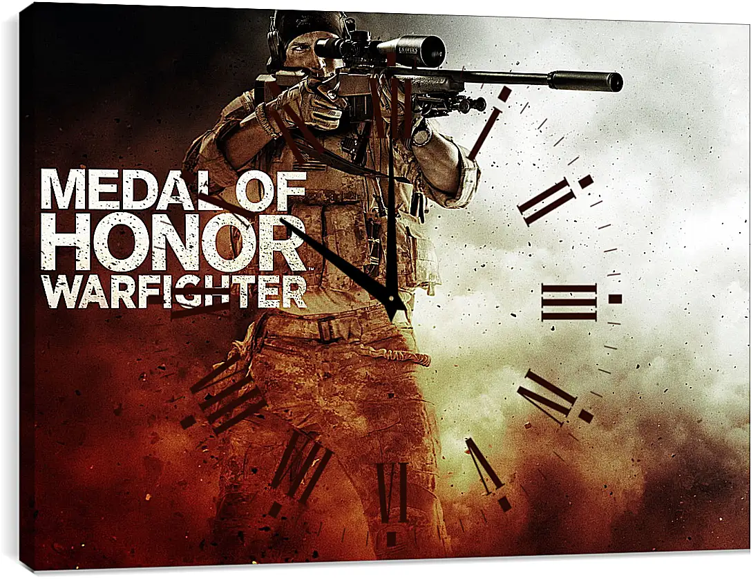 Часы картина - Medal Of Honor: Warfighter
