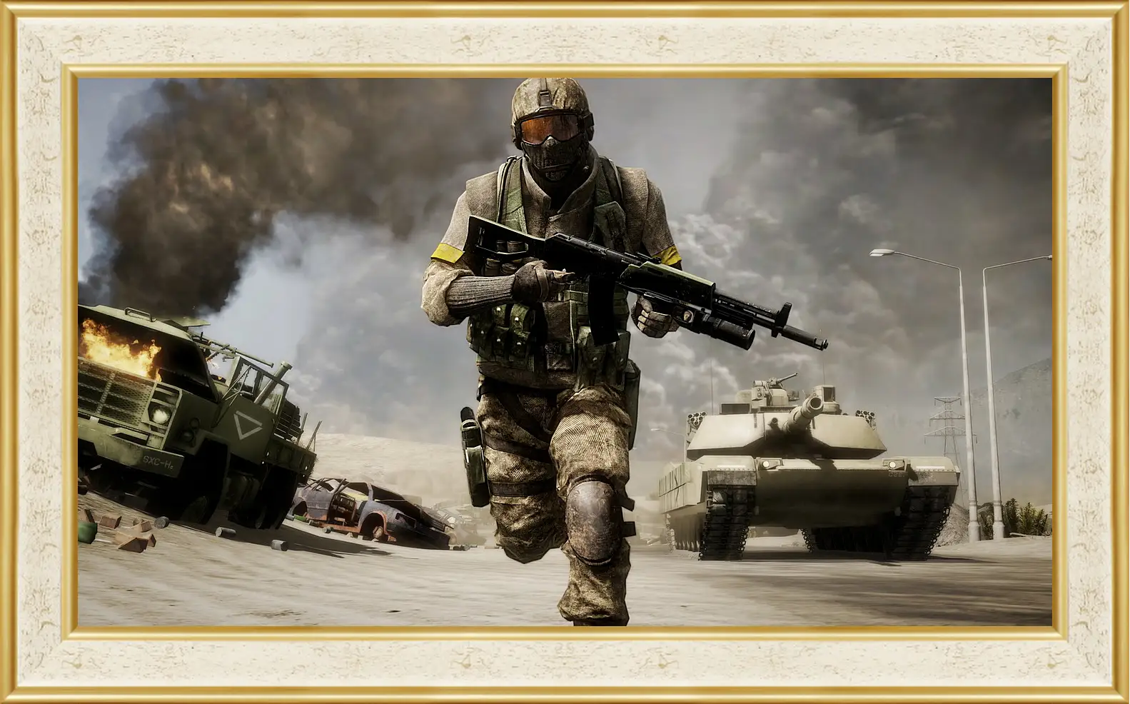 Картина в раме - Battlefield: Bad Company 2