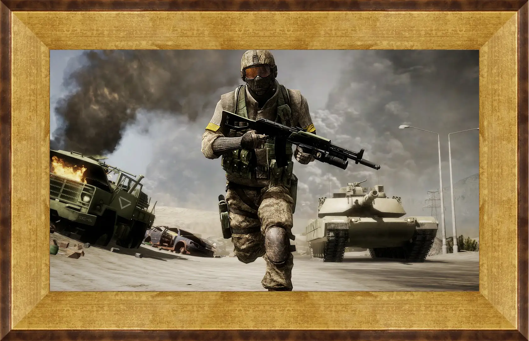 Картина в раме - Battlefield: Bad Company 2