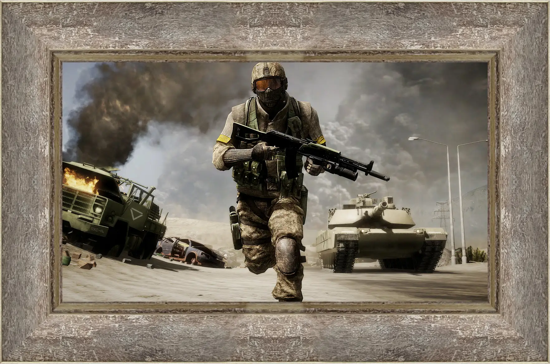 Картина в раме - Battlefield: Bad Company 2