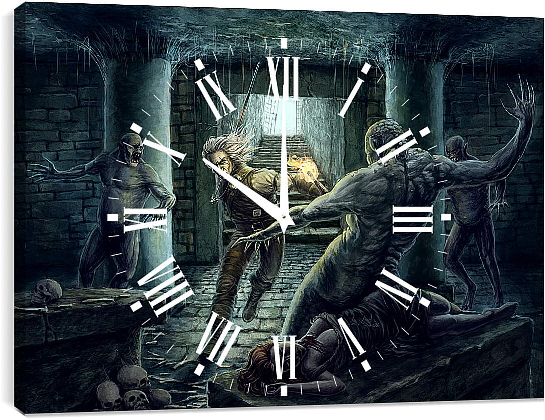 Часы картина - The Witcher