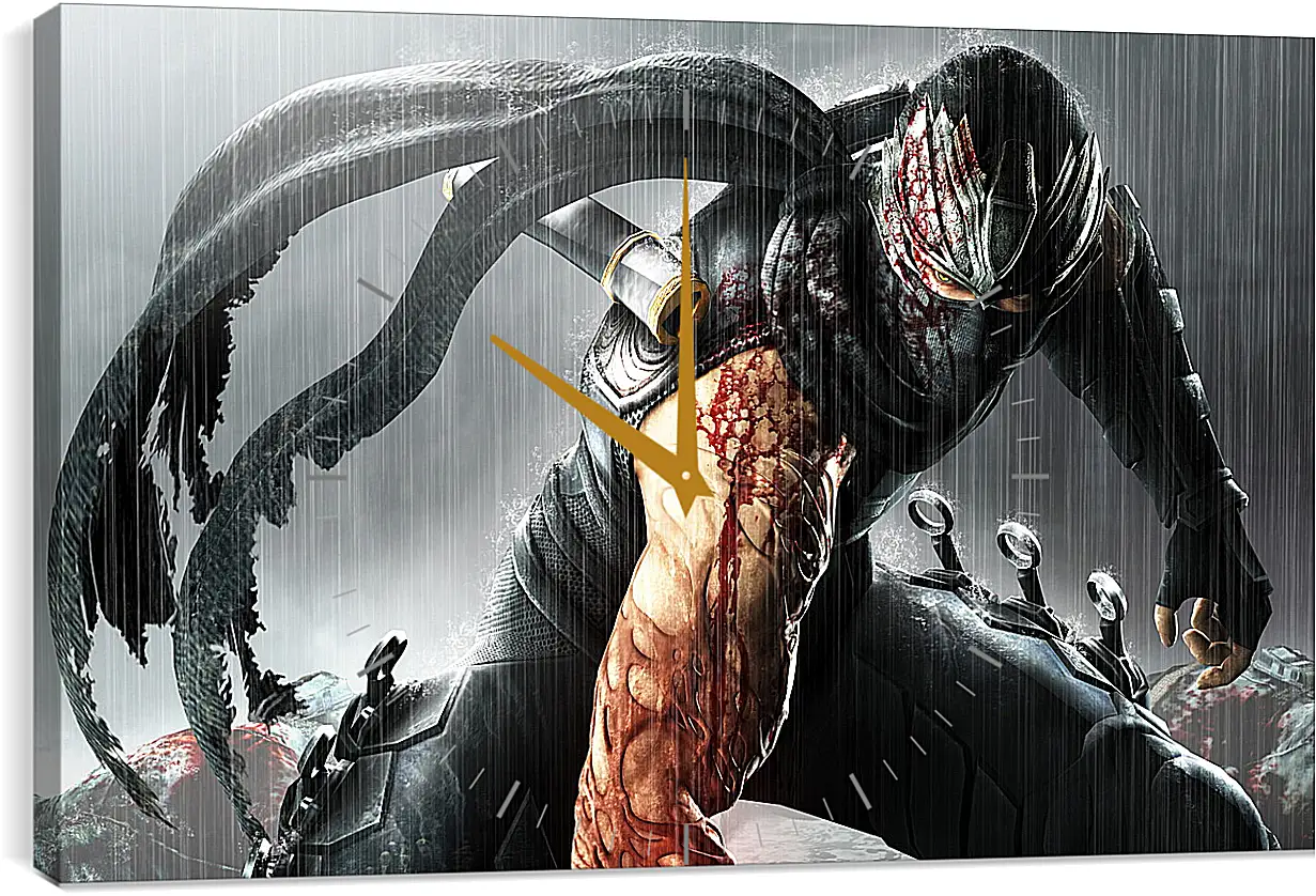 Часы картина - Ninja Gaiden

