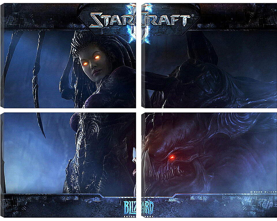 Модульная картина - Starcraft