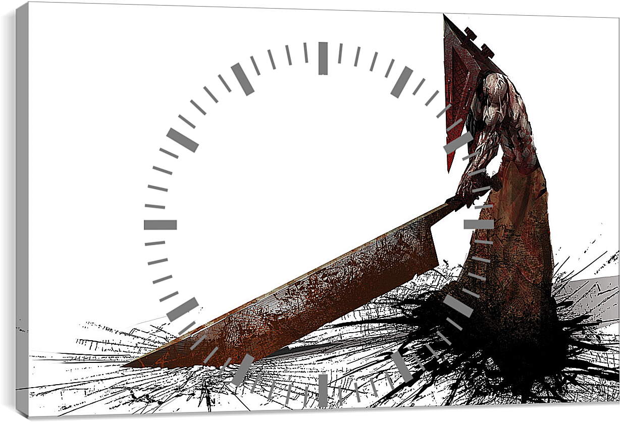 Часы картина - Silent Hill
