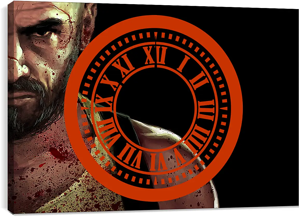 Часы картина - Max Payne
