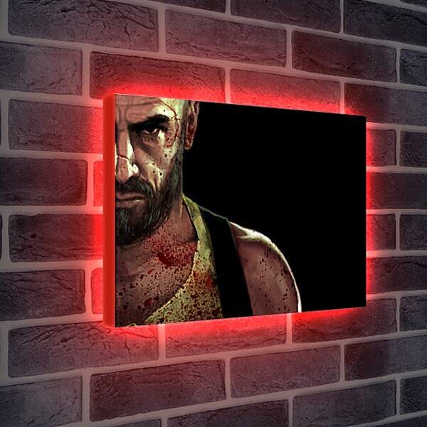 Лайтбокс световая панель - Max Payne
