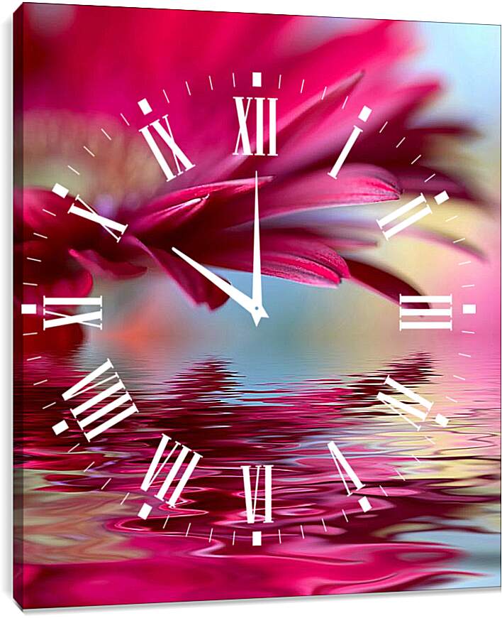 Часы картина - Зеркало воды