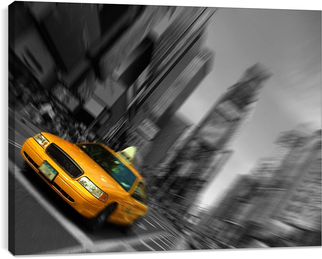 Постер и плакат - Жёлтое такси