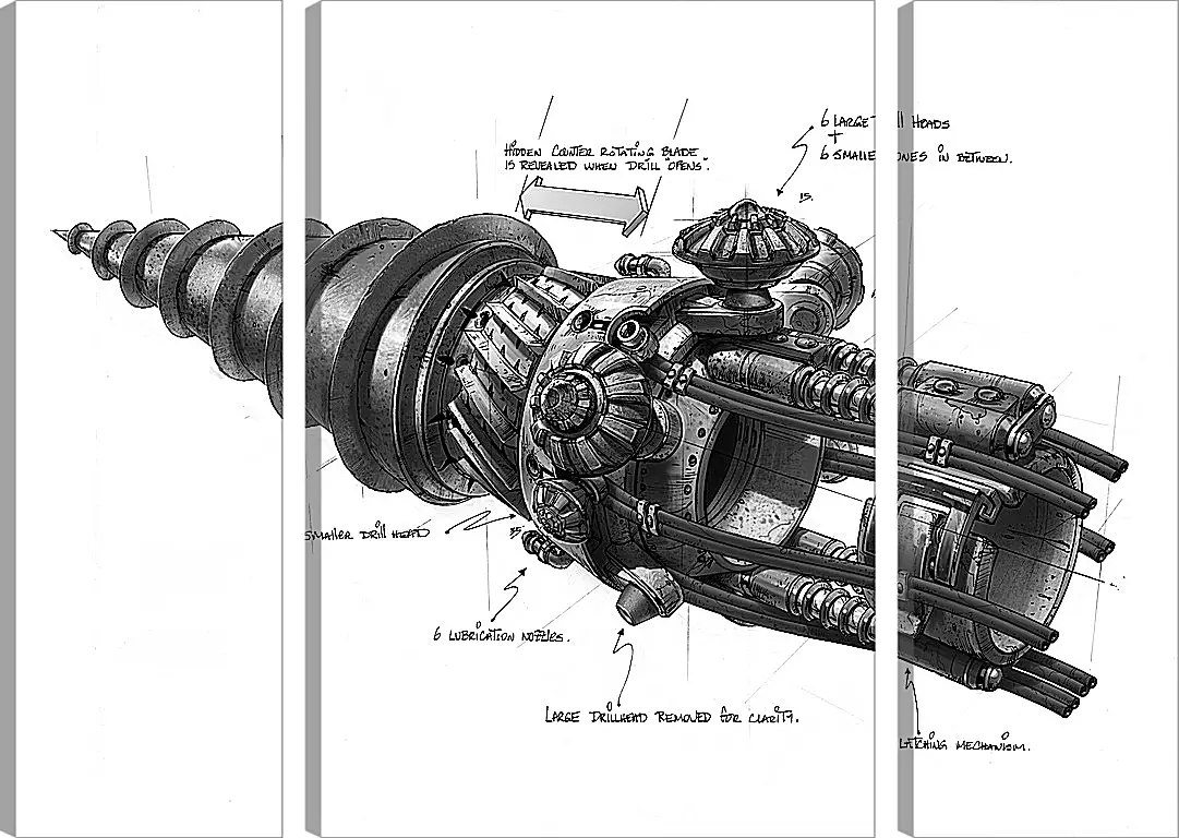 Модульная картина - Bioshock
