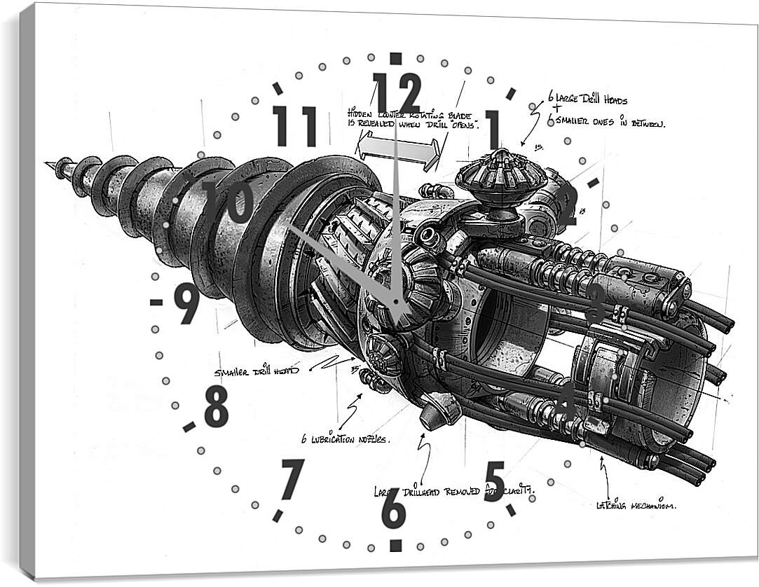 Часы картина - Bioshock

