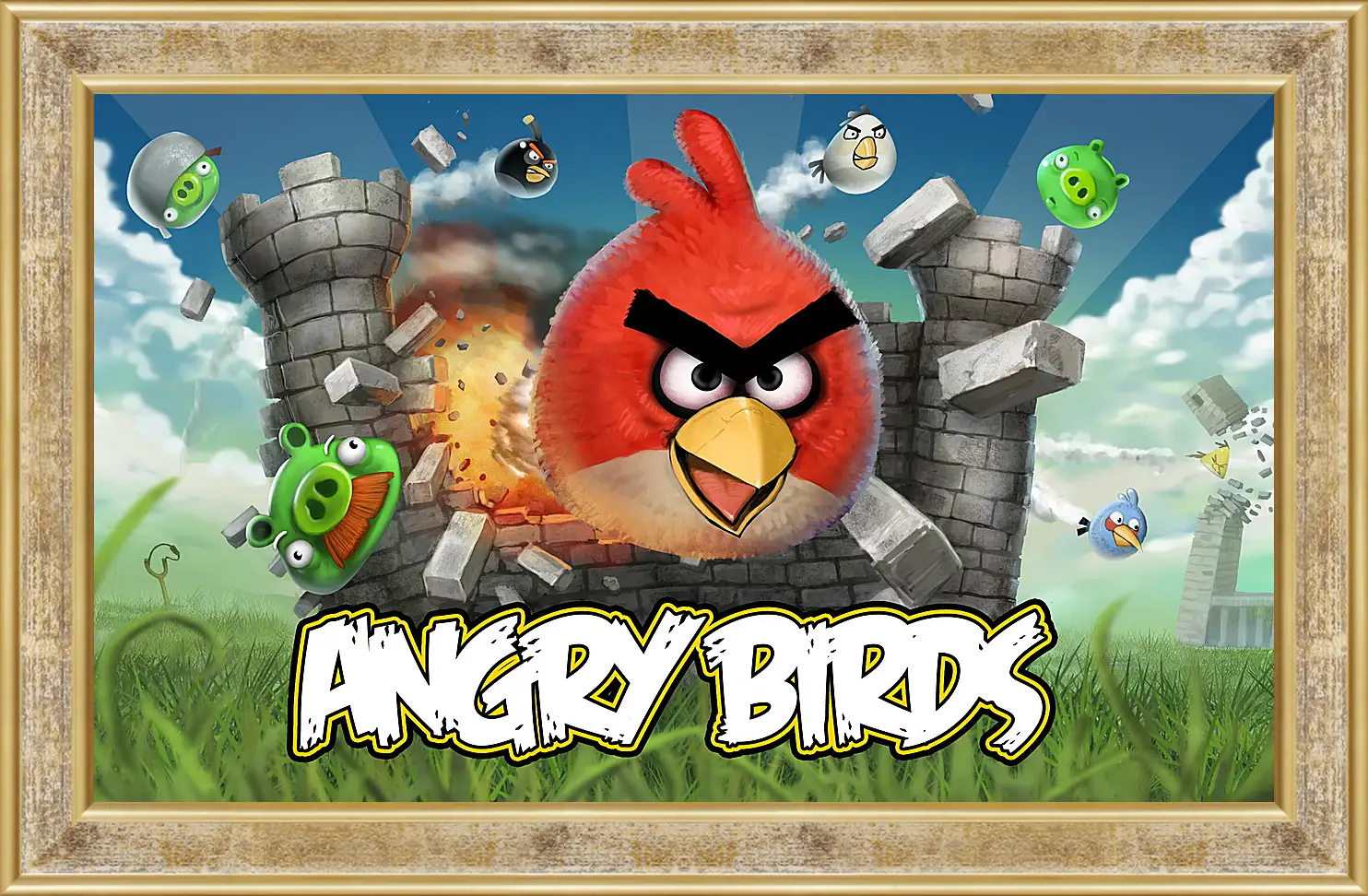 Картина в раме - Angry Birds
