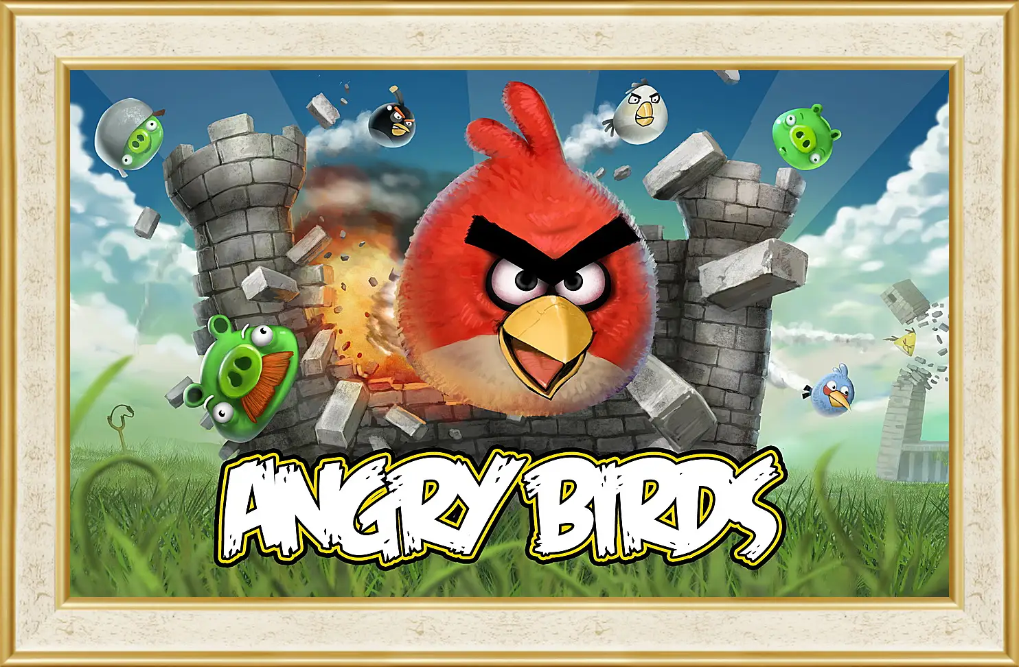 Картина в раме - Angry Birds
