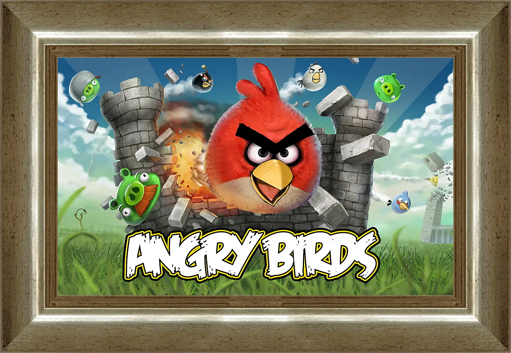 Картина в раме - Angry Birds
