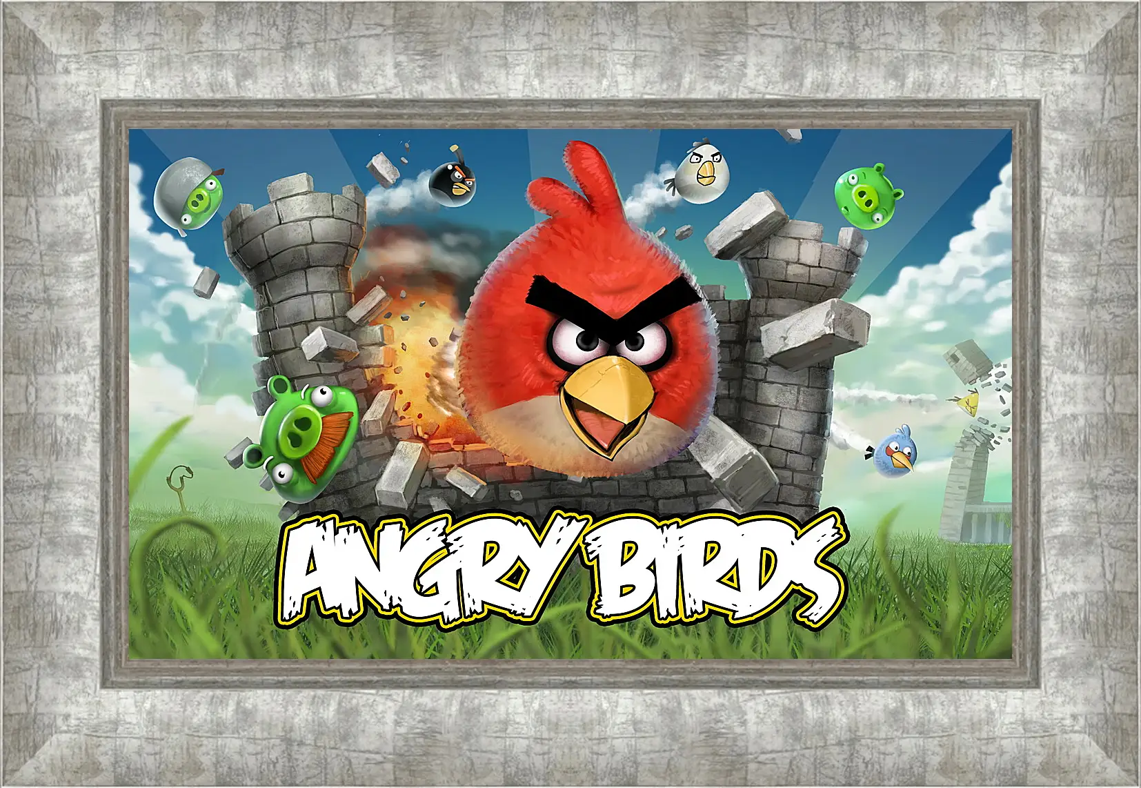 Картина в раме - Angry Birds
