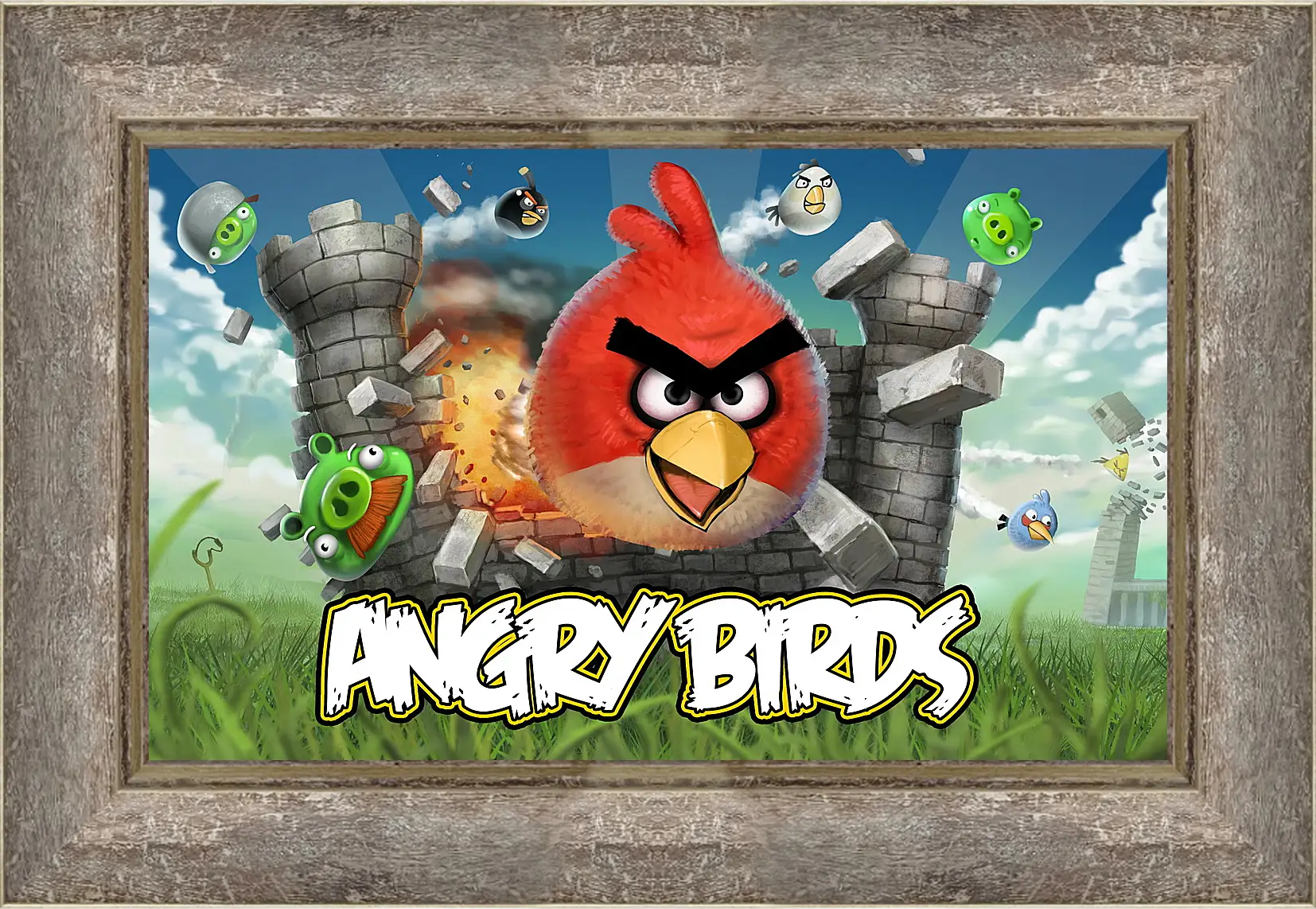 Картина в раме - Angry Birds
