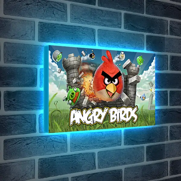 Лайтбокс световая панель - Angry Birds
