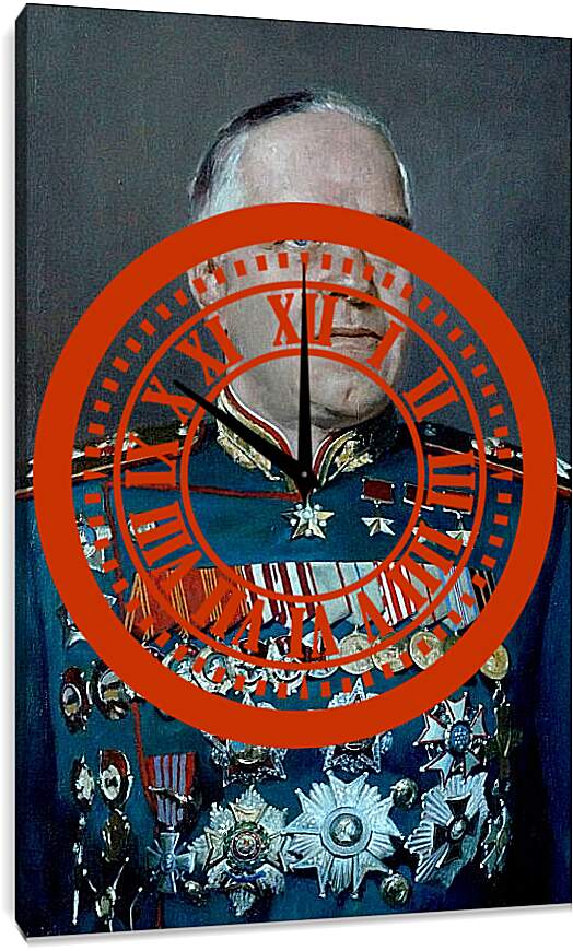 Часы картина - Георгий Константинович Жуков