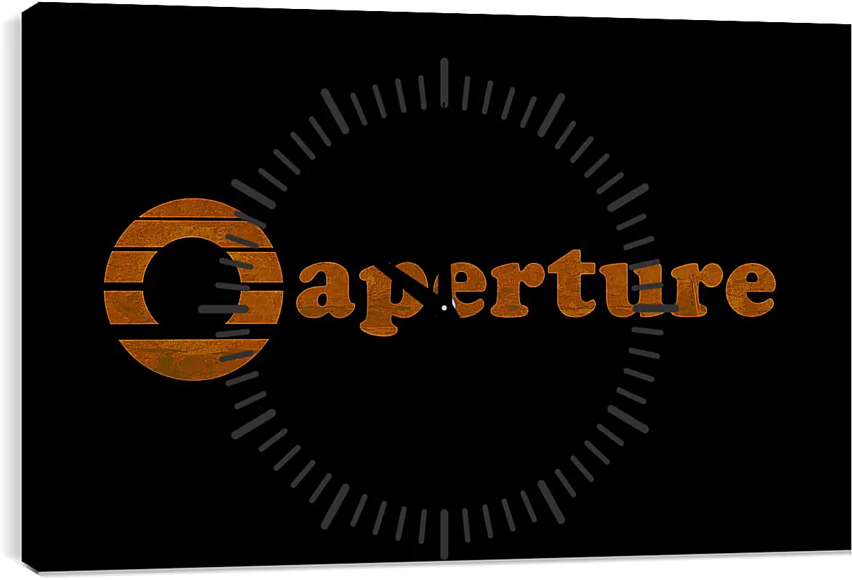 Часы картина - Portal 2
