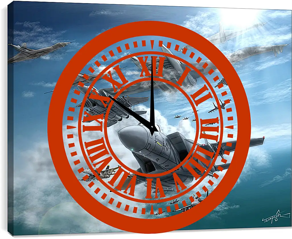Часы картина - Ace Combat
