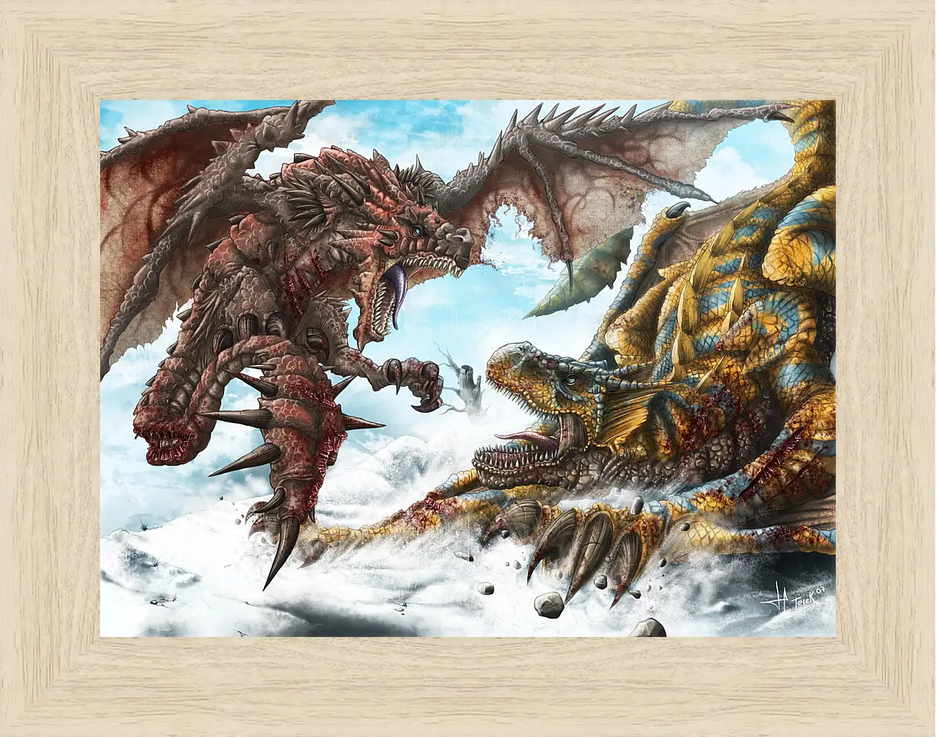 Картина в раме - Monster Hunter
